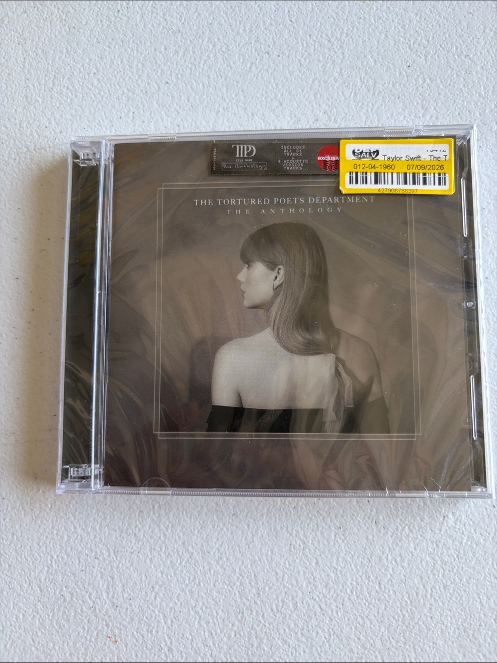 Taylor Swift The Tortured Poets Department CD - Gray Cover